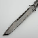 Pre-Owned  Microtech A.D.O Bead Blast Part Serrated T/E 117-8