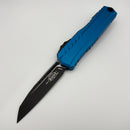 Factory Blem Microtech Cypher II Black S/E & Blue Handle 1241-1BL