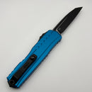 Factory Blem Microtech Cypher II Black S/E & Blue Handle 1241-1BL