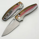 TRM Bulldog 3D Rainbow Trout G-10 Handles & MagnaCut