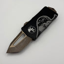 Factory Blem Microtech Exocet T/E Tanto Bronze Death Card Signature Series 158-13DCS