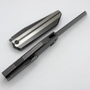 We Knife Collinear Polished Gray/Satin Titanium Handle w/ Polished Gray M390 WE22034D-4