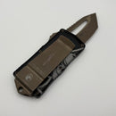 Factory Blem Microtech Exocet T/E Tanto Bronze Death Card Signature Series 158-13DCS