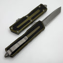Microtech Scarab 2 Gen 3 Apocalyptic Spine Fluted Full Serrated Tanto w/ OD Green Handle 1279-12APOD
