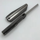 We Knife Collinear Gray/Satin Titanium Handle w/ Hand Rubbed Satin M390 WE22034D-2