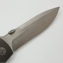 Pre-Owned Microtech Terzuola D/A Carbon Fiber Handle & Satin Blade