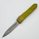 Pre-Owned Microtech Ultratech D/E Zombie Tech Bead Blast Standard 122-7Z