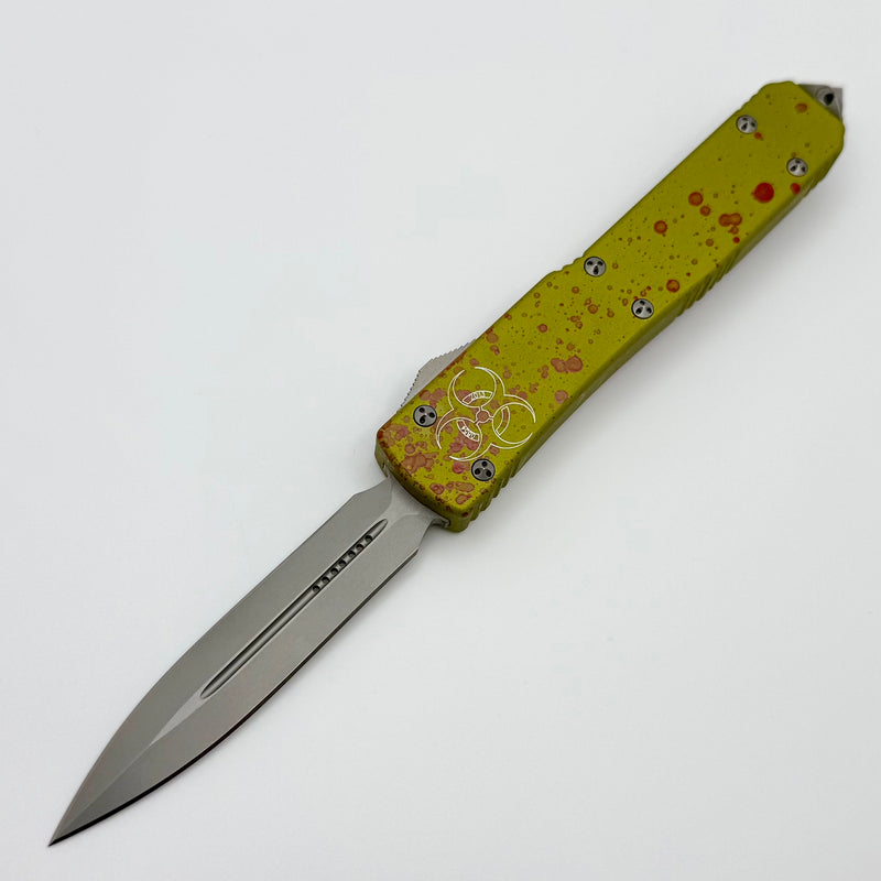 Pre-Owned Microtech Ultratech D/E Zombie Tech Bead Blast Standard 122-