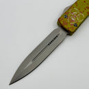 Pre-Owned Microtech Ultratech D/E Zombie Tech Bead Blast Standard 122-7Z