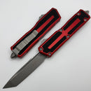 Microtech Scarab 2 Gen 3 Apocalyptic Spine Fluted Tanto w/ Red Handle 1279-10APRD