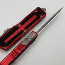 Microtech Scarab 2 Gen 3 Apocalyptic Spine Fluted Tanto w/ Red Handle 1279-10APRD