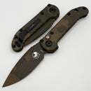 Microtech Knives LUDT Gen III Smooth Handle Badlands Topographic Drop Point 1135S-1TPBNCS-Z4