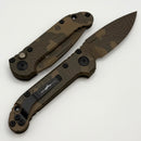 Microtech Knives LUDT Gen III Smooth Handle Badlands Topographic Drop Point 1135S-1TPBNCS-Z4