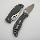 Spyderco Polestar Grey G10 and CTSBD1N C220GPGY