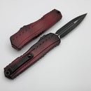 Microtech Cypher II D/E Red X-51 Signature Series 1242-1RDX51S