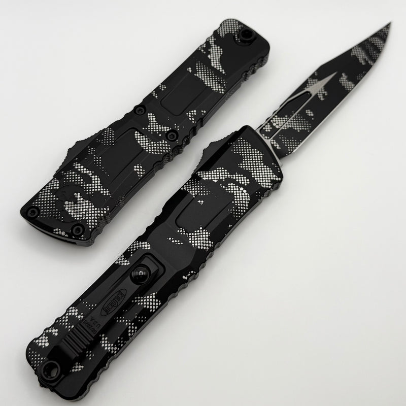 Microtech Knives Combat Troodon Gen III Black Pixel Camo Bowie 1146-1PXC