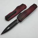 Microtech Cypher II D/E Red X-51 Signature Series 1242-1RDX51S