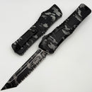 Microtech Knives Combat Troodon Gen III Pixel Camo Full Serrated Tanto 1144-3PXC