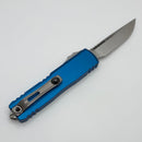 Microtech UTX-85 Gen IV w/ Blue Handle & Stonewash S/E M390MK 12314-10BL