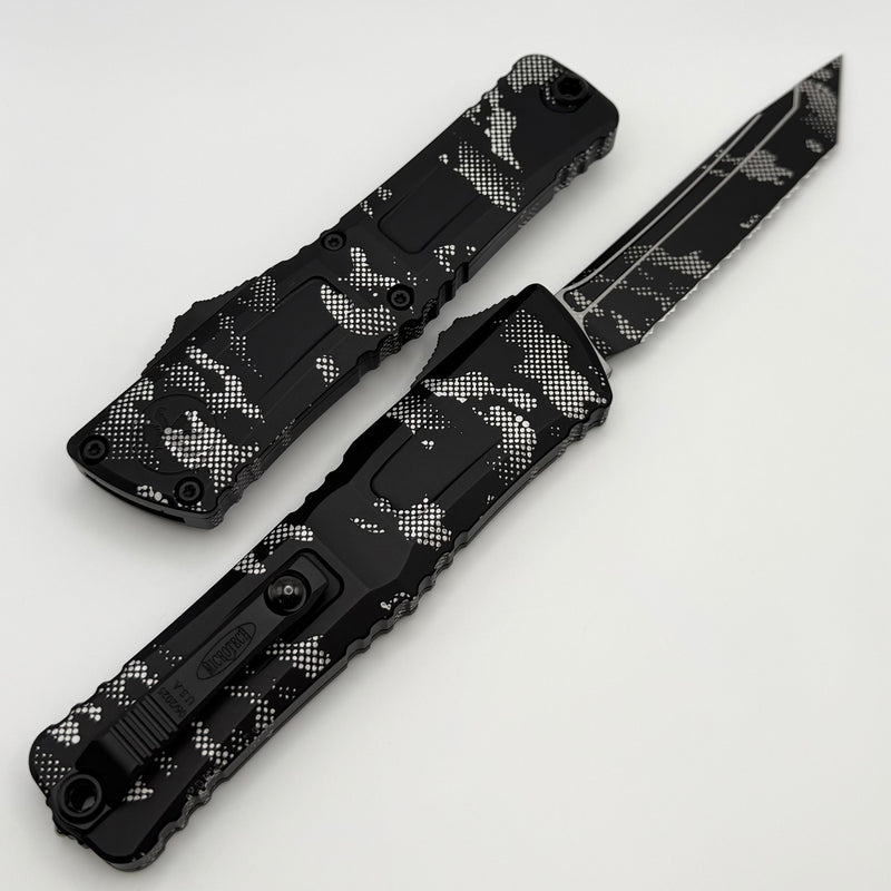Microtech Knives Combat Troodon Gen III Pixel Camo Full Serrated Tanto 1144-3PXC