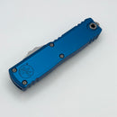 Microtech UTX-85 Gen IV w/ Blue Handle & Stonewash S/E M390MK 12314-10BL