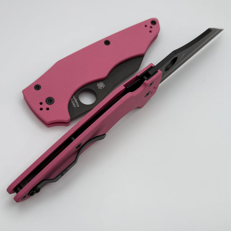 Spyderco Yojumbo Pink G-10 Handle w/ Black S30V C253GPNBKP