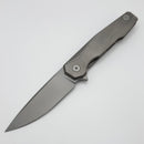 Uldanov Custom Knives R1 w/ Milled Titanium & MagnaCut Flipper