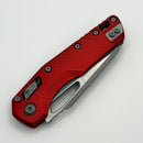 Microtech Knives MSI RAM LOK Red Fluted Aluminum & Apocalyptic M390MK 210-10APFLRD