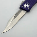Pre-Owned Microtech Combat Troodon Purple Handle w/ Satin Bowie 146-4PU