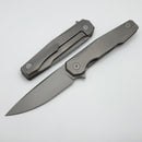 Uldanov Custom Knives R1 w/ Milled Titanium & M390 Flipper