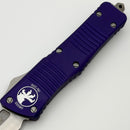 Pre-Owned Microtech Combat Troodon Purple Handle w/ Satin Bowie 146-4PU