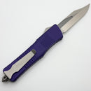Pre-Owned Microtech Combat Troodon Purple Handle w/ Satin Bowie 146-4PU