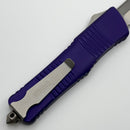 Pre-Owned Microtech Combat Troodon Purple Handle w/ Satin Bowie 146-4PU