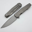 Uldanov Custom Knives R1 w/ Milled Titanium & MagnaCut Flipper