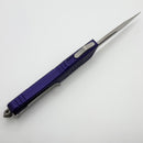 Pre-Owned Microtech Combat Troodon Purple Handle w/ Satin Bowie 146-4PU