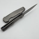 Uldanov Custom Knives R1 w/ Milled Titanium & MagnaCut Flipper