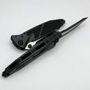 Microtech Socom Elite Single Edge Manual Midnight Tiger Camo Signature Series 161-1MTCS-Z4