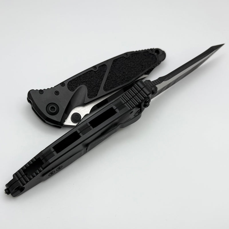 Microtech Socom Elite Single Edge Manual Midnight Tiger Camo Signature Series 161-1MTCS-Z4