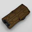 Microtech Exocet II w/ Tan Aluminum Handle & Black Tactical M390MK D/E 1157-1TA