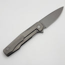 Uldanov Custom Knives R1 w/ Milled Titanium/Carbon Fiber & S90V Flipper