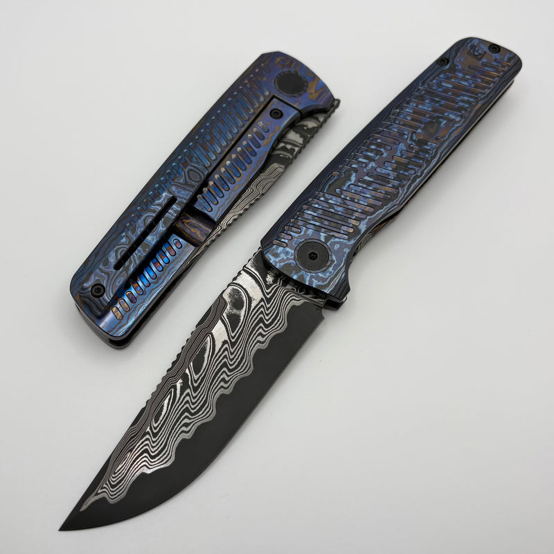 [未使用2色セット]OLD MOUNTAIN BOTANIZE kakemono Custom Knife Factory Yeti Gnome 2.0 ZircuTi Handles & MagnaCore One Pe