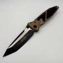 Factory Blem Microtech Socom Elite M/A w/ Brown Handle & Black Tanto 161-1BN