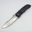 Pre Owned Custom Knife Factory Eagle Rock w/ Black Carbon Fiber & S90V