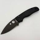 Spyderco Shaman Salt Compression Lock Knife Black G-10 Black Magnacut Blade C229GMCBKP