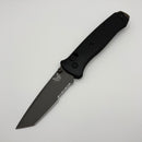 Benchmade Bailout Black handle and Part-Serrated M4 Tanto 537SGY-03