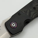 Pre Owned Custom Knife Factory Eagle Rock w/ Black Carbon Fiber & S90V