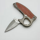 Reate EXO-D Titanium Orange Micarta Inlaid Handle w/ Belt Finish Elmax