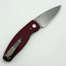 TRM Neutron 2 Cranberry Frost Lizard Skin Titanium Handles & 20CV