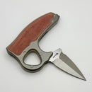 Reate EXO-D Titanium Orange Micarta Inlaid Handle w/ Belt Finish Elmax