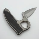 Reate EXO-D Titanium Carbon Fiber Inlaid Handle w/ Belt Finish Elmax